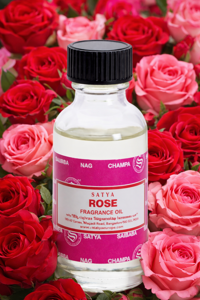 Huile parfumée à bruler Rose