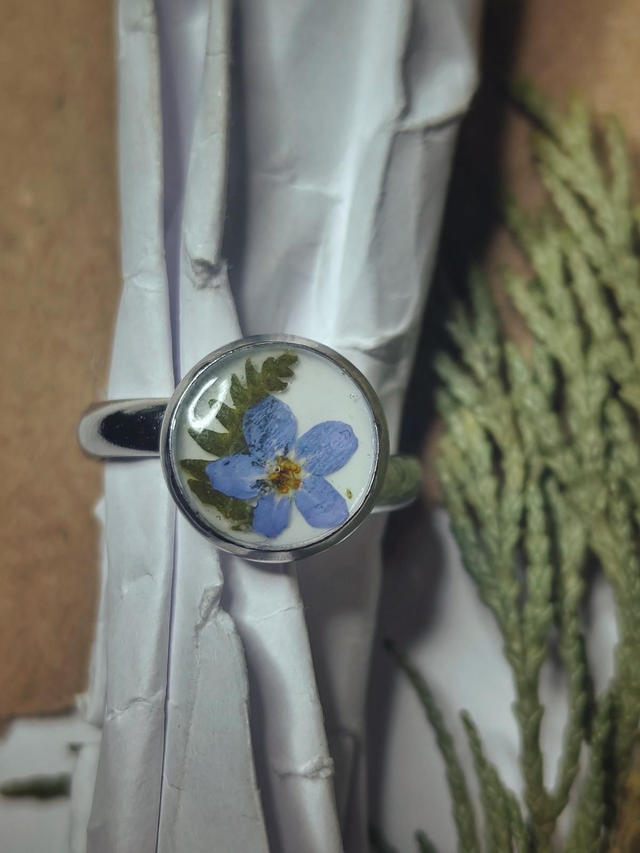 Preserved Floral Ring