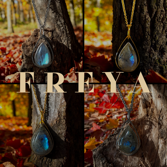 Colliers FREYA - Labradorite