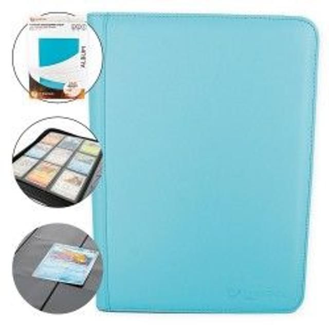 Phoenix Shield Zip Album - SideLoad - Turquoise - 360 Cases (20 Pages De 18 Cases)