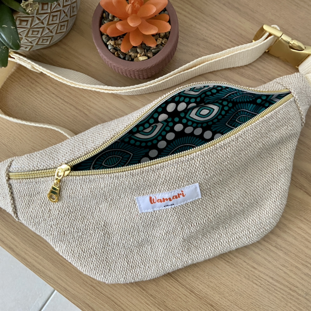 Sac banane naturel - Intérieur Oasis