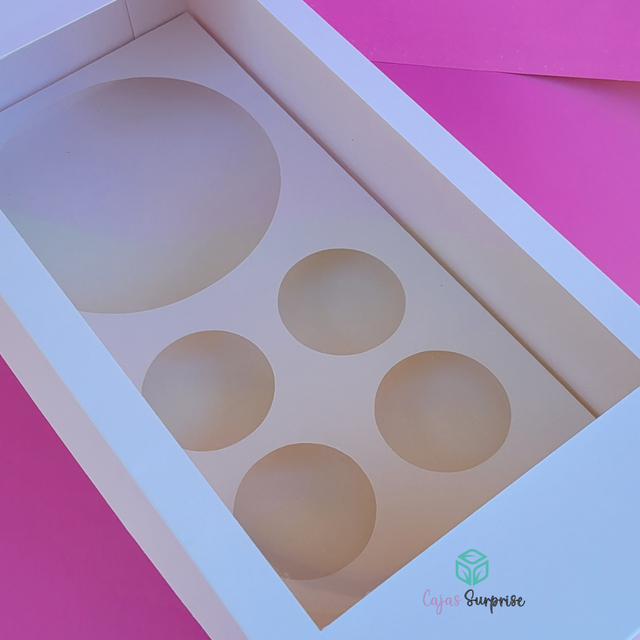 Caja Minitorta y 6 Cupcakes