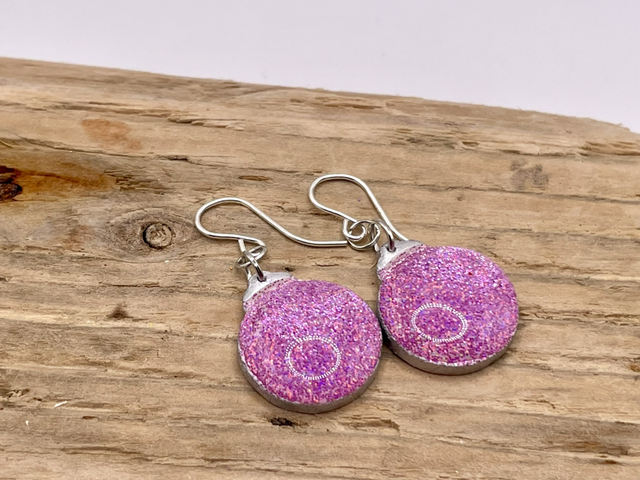 Pink sparkly baubles 