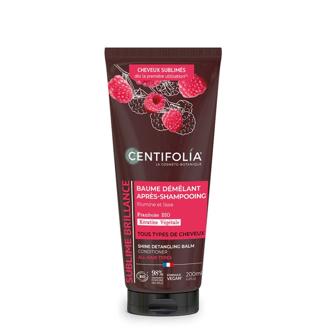 Après-Shampoing Baume Démêlant Brillance 200ml | Centifolia- Illumine &amp; lisse