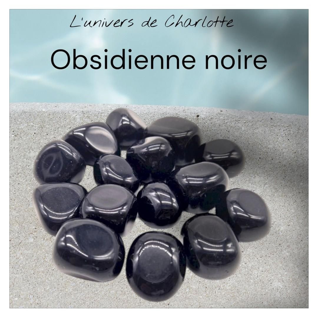 Pierre roulée &quot;Obsidienne&quot;