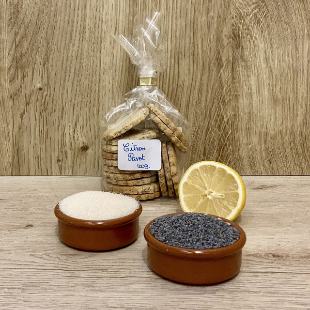 Biscuits Citron Pavot - 100 g.