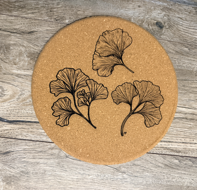 Dessous de table en liège – Gravure laser & design unique