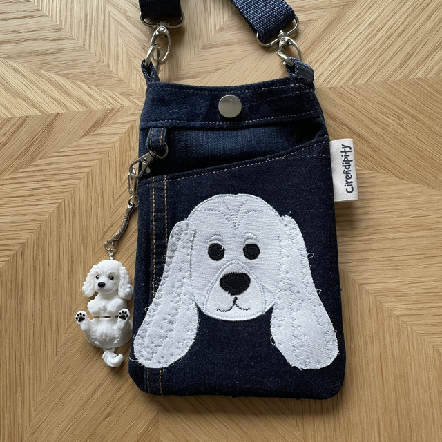 Dolly spaniel phone pouch 