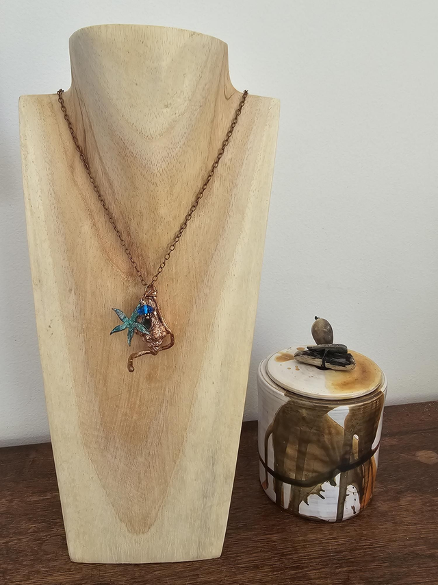 Coquillage électroformé en cuivre 2