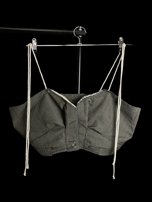 Bustier Upcycled - Jean(ne) L