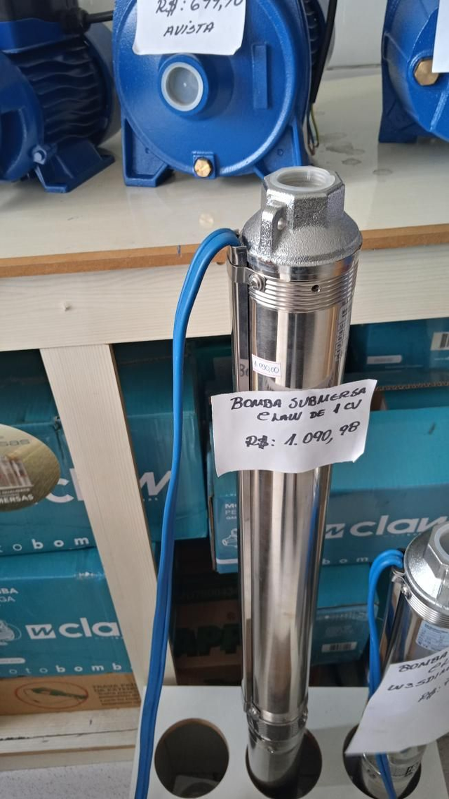 Bomba Submersa Claw 1,Cv