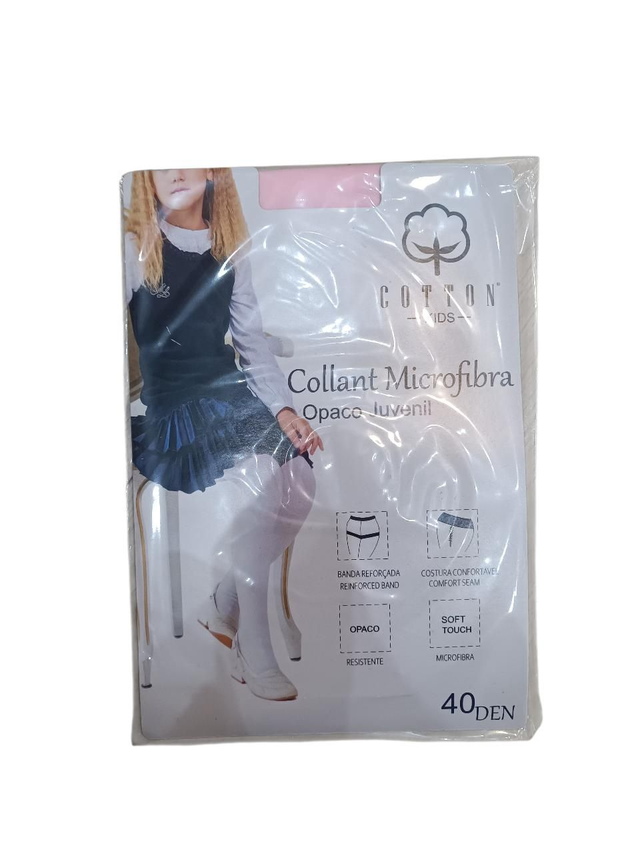 Collant microfibre opaque rose clair