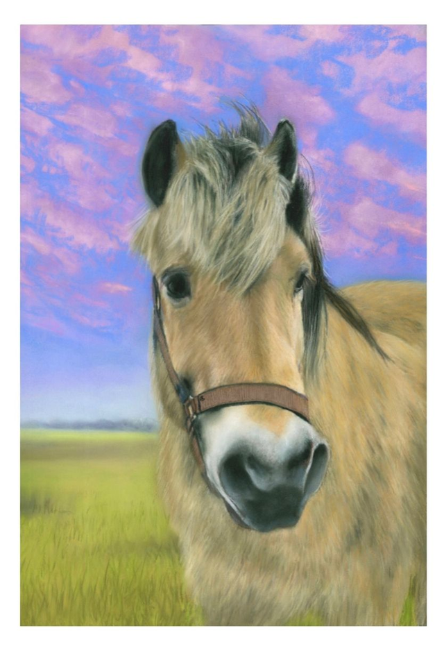 Print (small) 'UNYCKE' (Olde Manegepeerd) 