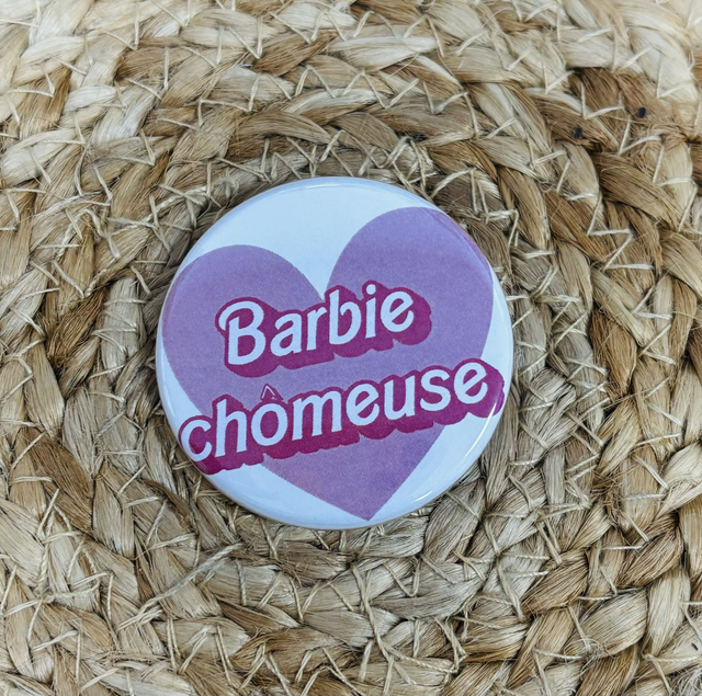 Badge Barbie chômeuse