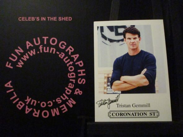 Tristan Gemmill (Robert Preston) Original Coronation Street Pre-Print Cast Card (SEE PIC)
