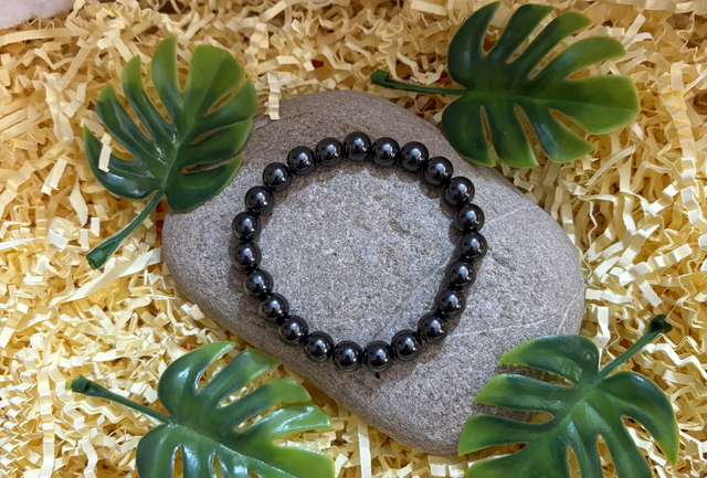 BRACELET HÉMATITE 08mm