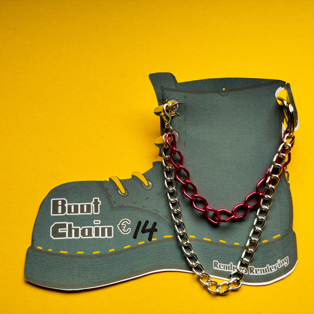 Red and Silver - Boot Chains - Pair [JCH-NER-PM]