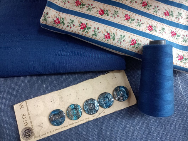 Grand sac cabas cube personnalisé tons de bleu