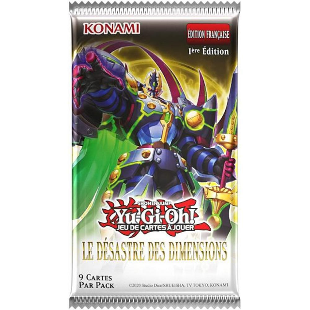 Booster Yugioh le desastre des dimensions