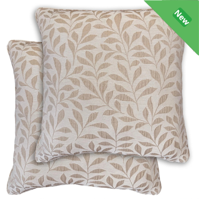 Enhanced Living Pair of Sherwood Natural Cushion Covers - Cases Only