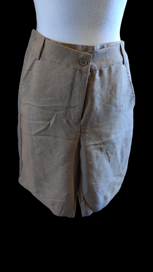 Bermuda marron clair pailleté doré taille S (Mini-Mua)