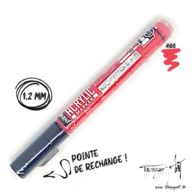 PEBEO - MARQUEUR ACRYLIQUE 1,2mm - ROUGE - PB006408