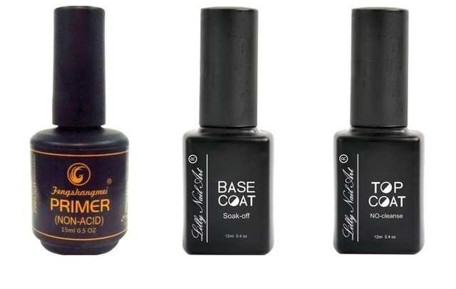 SET PRIMER-BASE COAT-TOP COAT 