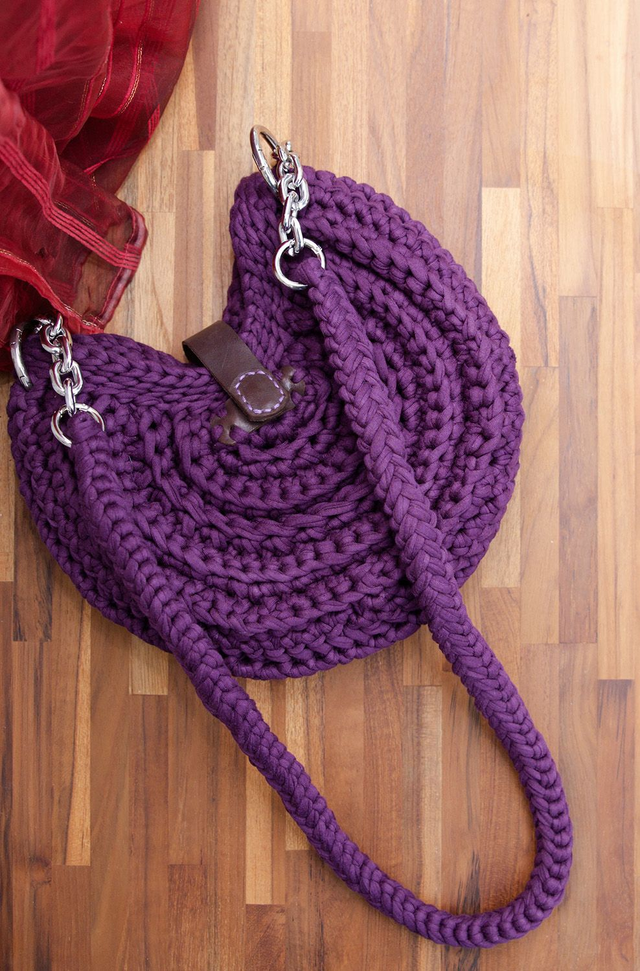 Sac à main, au crochet, réalisation artisanale créateur (handmade)