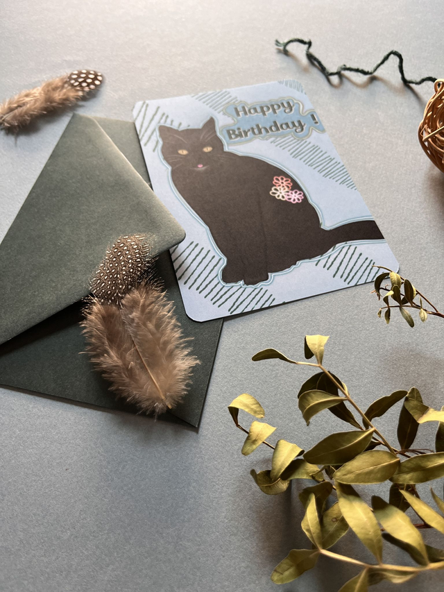 Carte de vœux "Happy Birthday"