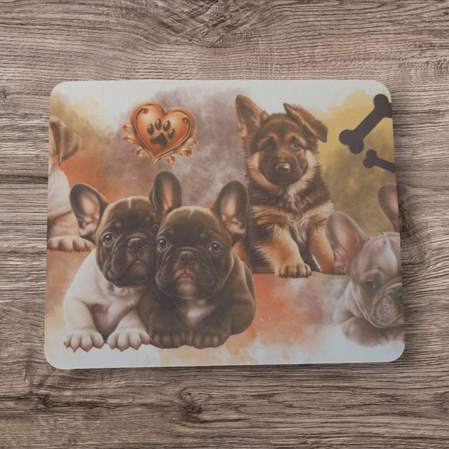 Tapis de souris chiots