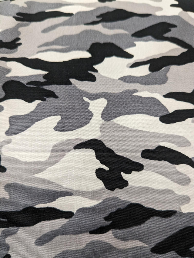 Rose and Hubble Camo Cotton Poplin