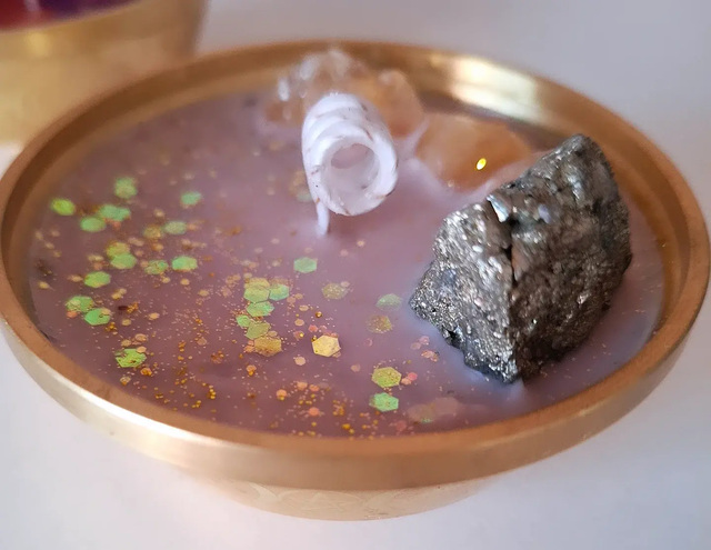 VELA EN CUENCO TIBETANO 