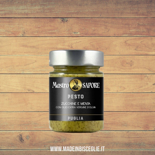 Pesto zucchine e menta - 140gr - Mastro Sapore