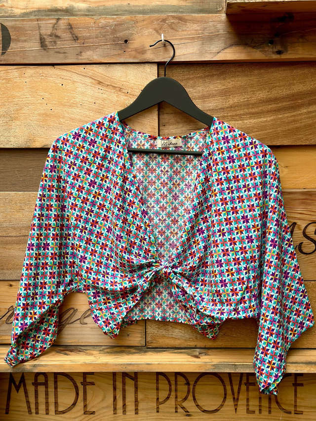 Tunique courte multicolor