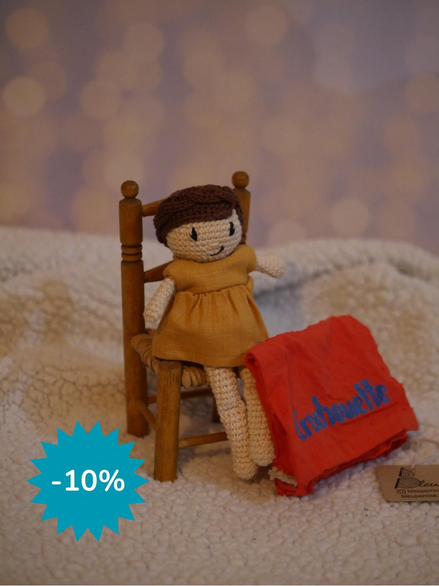 La crochouette peau blanche, tresse brune