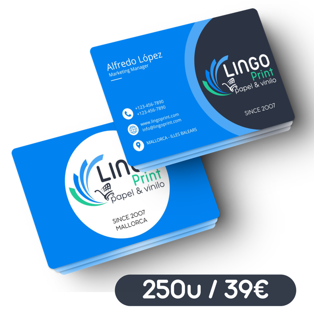 Tarjeta clásica 85x55