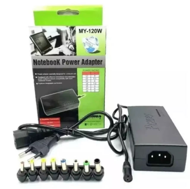 Fonte Carregador Universal Notebook Laptop Computador 120W