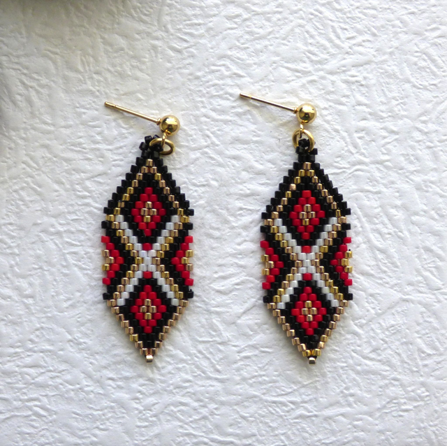 Boucles d'oreilles Glam ethnique 