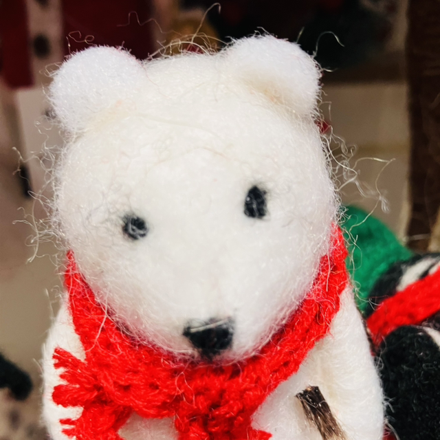 Felt Characters Christmas Polar Bear