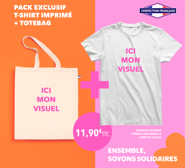Pack T-shirt + Tote bag Personnalisé 