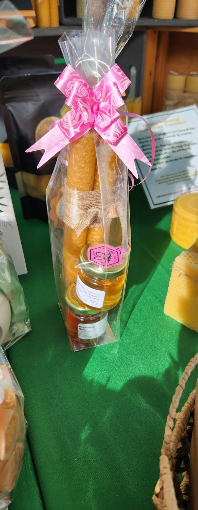 Gift Set ( Dinner Candles &amp; Honey)