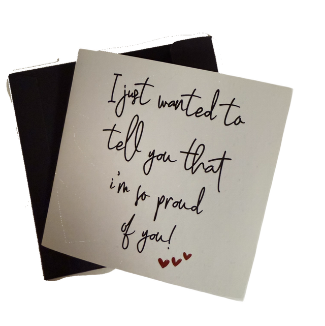 I just wanted to… Card