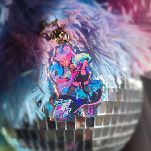 HOLO-KEYCHAIN ✦ K/DA