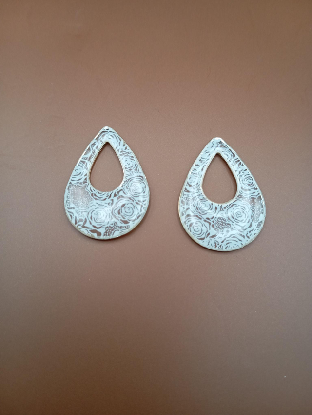 Pampilles dentelle blanche 