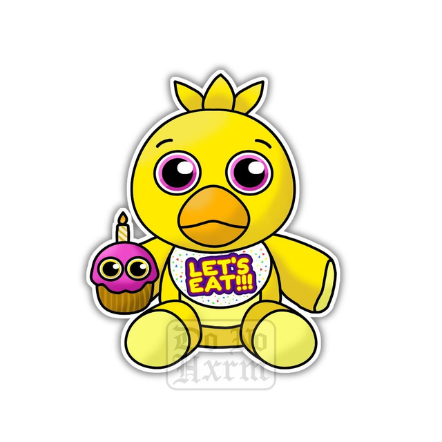 Chica Plushie Sticker
