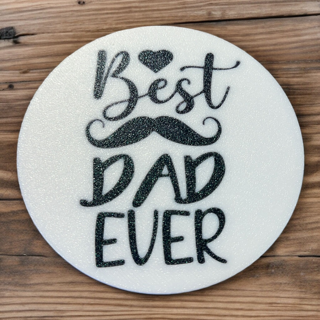 Dad Moustache Coaster