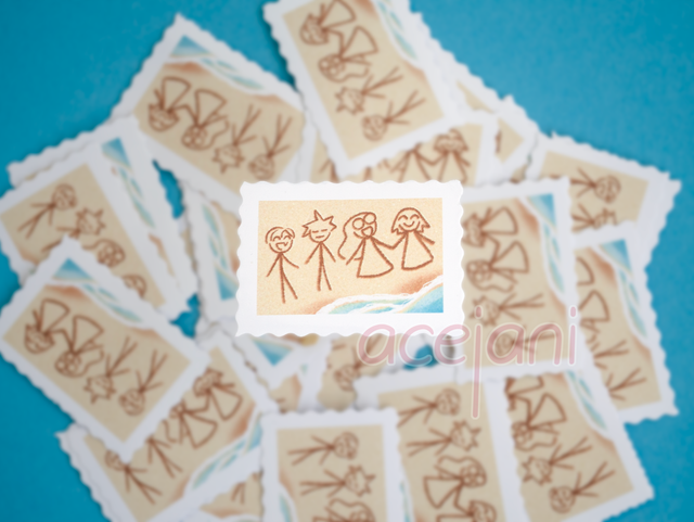 ALNST Post Stamp Sticker