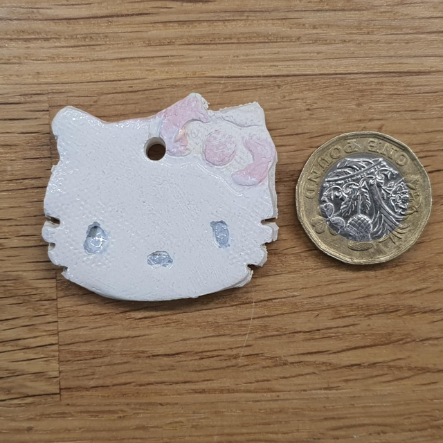 Hello Kitty head decoration 