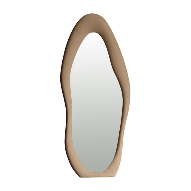 Miroir velours Osmose beige