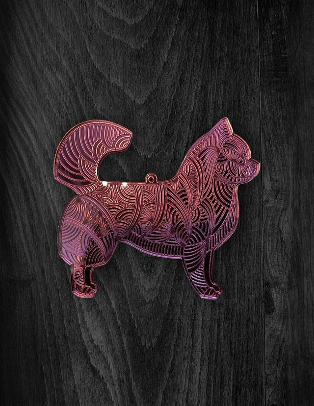 Acryl - Chihuahua Pink